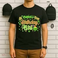 Cute St. Patrick's Day Birthday Girl T-Shirt thumb 6
