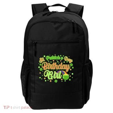 Cute St. Patrick's Day Birthday Girl Backpack