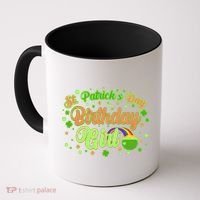 Cute St. Patrick's Day Birthday Girl Coffee Mug thumb 0