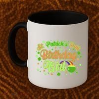 Cute St. Patrick's Day Birthday Girl Coffee Mug thumb 2