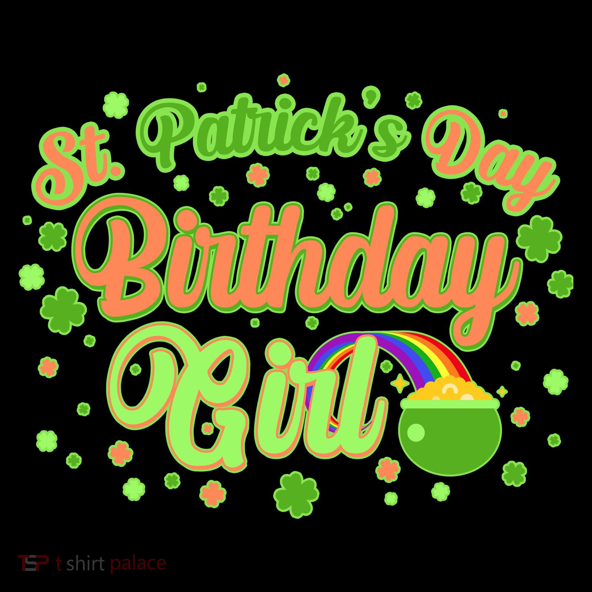 Cute St. Patrick's Day Birthday Girl Coffee Mug
