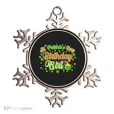 Cute St. Patrick's Day Birthday Girl Ornament