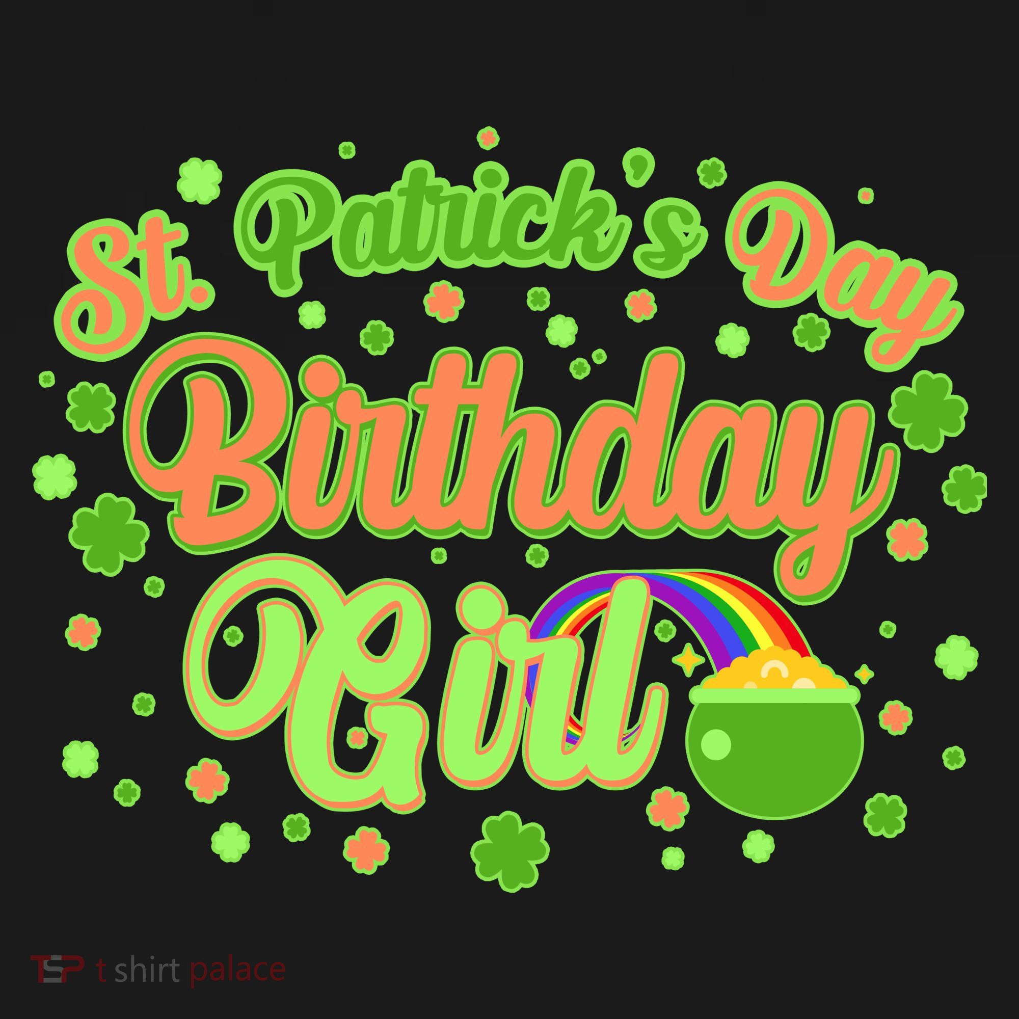 Cute St. Patrick's Day Birthday Girl Ornament
