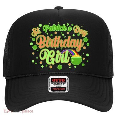 Cute St. Patrick's Day Birthday Girl Hat