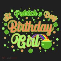Cute St. Patrick's Day Birthday Girl Hat thumb 2