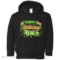 Cute St. Patrick's Day Birthday Girl Toddler Hoodie thumb 0