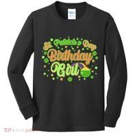 Cute St. Patrick's Day Birthday Girl Kids Long Sleeve Shirt thumb 0