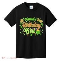 Cute St. Patrick's Day Birthday Girl Kids T-Shirt thumb 0