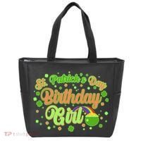 Cute St. Patrick's Day Birthday Girl Tote Bag thumb 0
