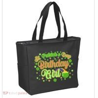 Cute St. Patrick's Day Birthday Girl Tote Bag thumb 2