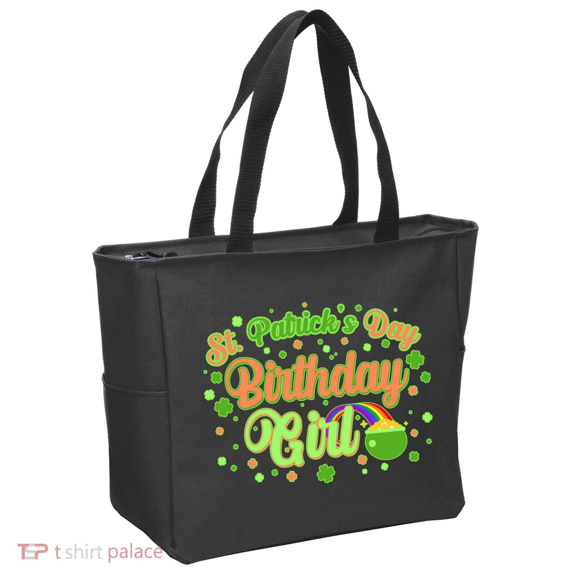 Cute St. Patrick's Day Birthday Girl Tote Bag