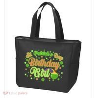 Cute St. Patrick's Day Birthday Girl Tote Bag thumb 3