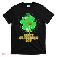 Cute St. Patrick's Day Flamingo With Beer T-Shirt thumb 0