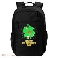 Cute St. Patrick's Day Flamingo With Beer Backpack thumb 0