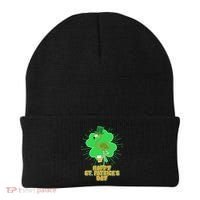Cute St. Patrick's Day Flamingo With Beer Beanie thumb 0