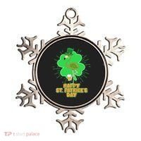 Cute St. Patrick's Day Flamingo With Beer Ornament thumb 0