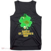 Cute St. Patrick's Day Flamingo With Beer Tank Top thumb 0