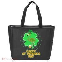 Cute St. Patrick's Day Flamingo With Beer Tote Bag thumb 0