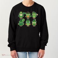 Cute St Patrick's Day Lucky Owls Women's Sweatshirt thumb 0