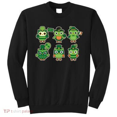 Cute St Patrick's Day Lucky Owls Sweatshirt
