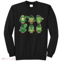 Cute St Patrick's Day Lucky Owls Sweatshirt thumb 0
