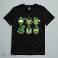 Cute St Patrick's Day Lucky Owls T-Shirt thumb 5