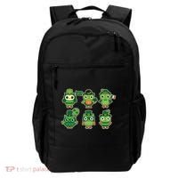 Cute St Patrick's Day Lucky Owls Backpack thumb 0