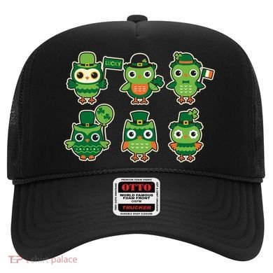 Cute St Patrick's Day Lucky Owls Hat
