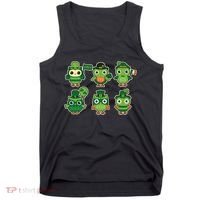 Cute St Patrick's Day Lucky Owls Tank Top thumb 0