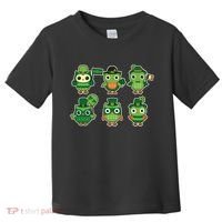 Cute St Patrick's Day Lucky Owls Toddler T-Shirt thumb 0
