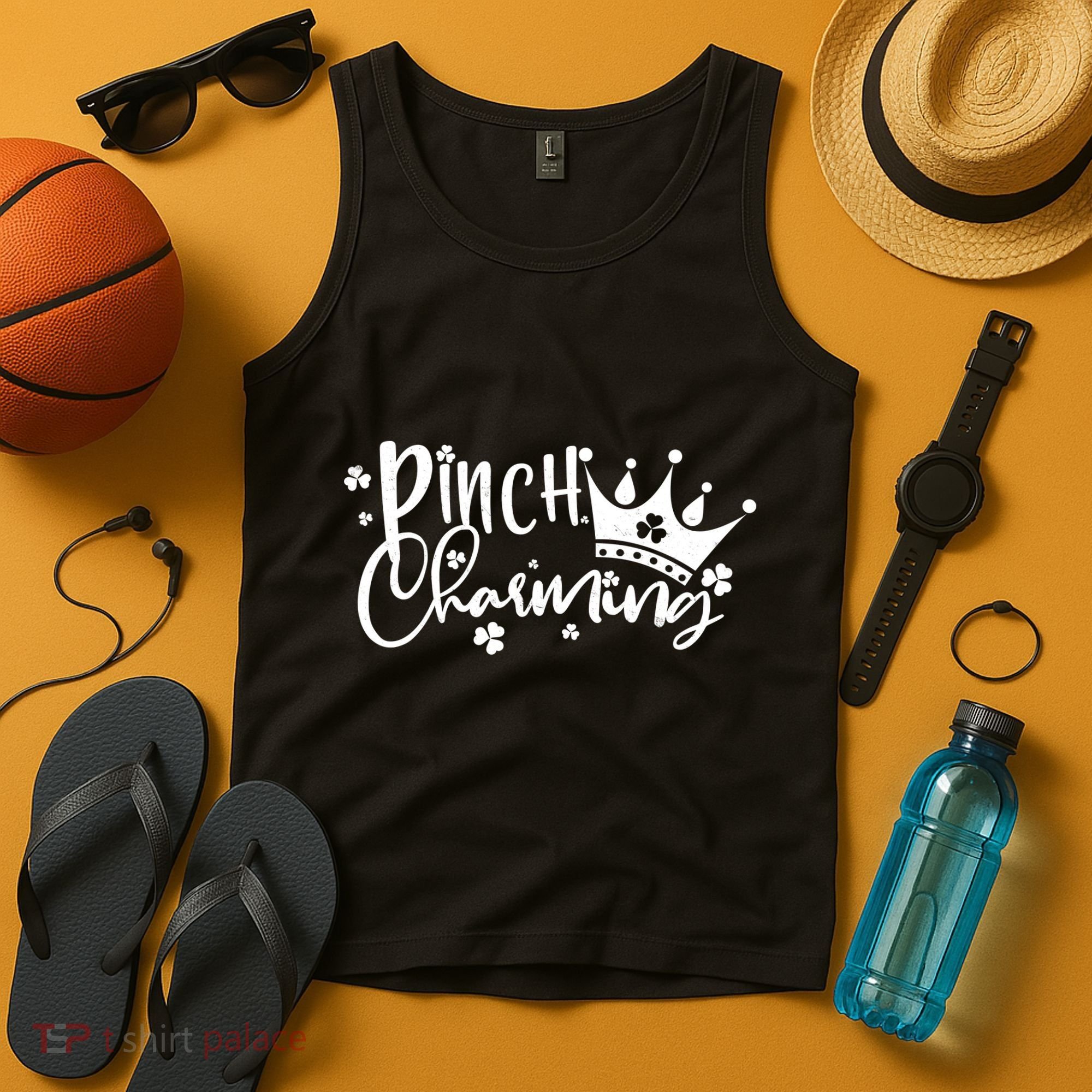 Cute St Patricks Day Pinch Charming Tank Top