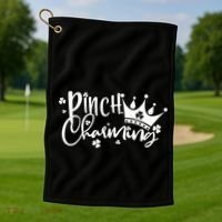 Cute St Patricks Day Pinch Charming Golf Towel thumb 1