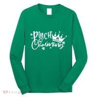 Cute St Patricks Day Pinch Charming Long Sleeve Shirt thumb 0