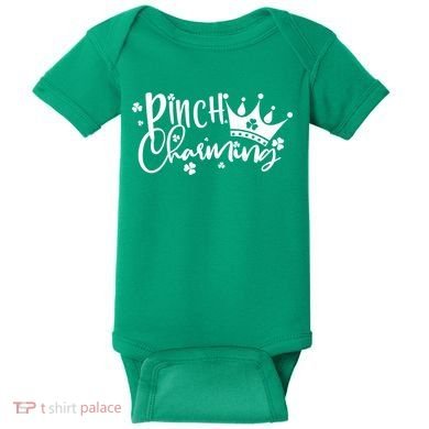 Cute St Patricks Day Pinch Charming Baby Bodysuit