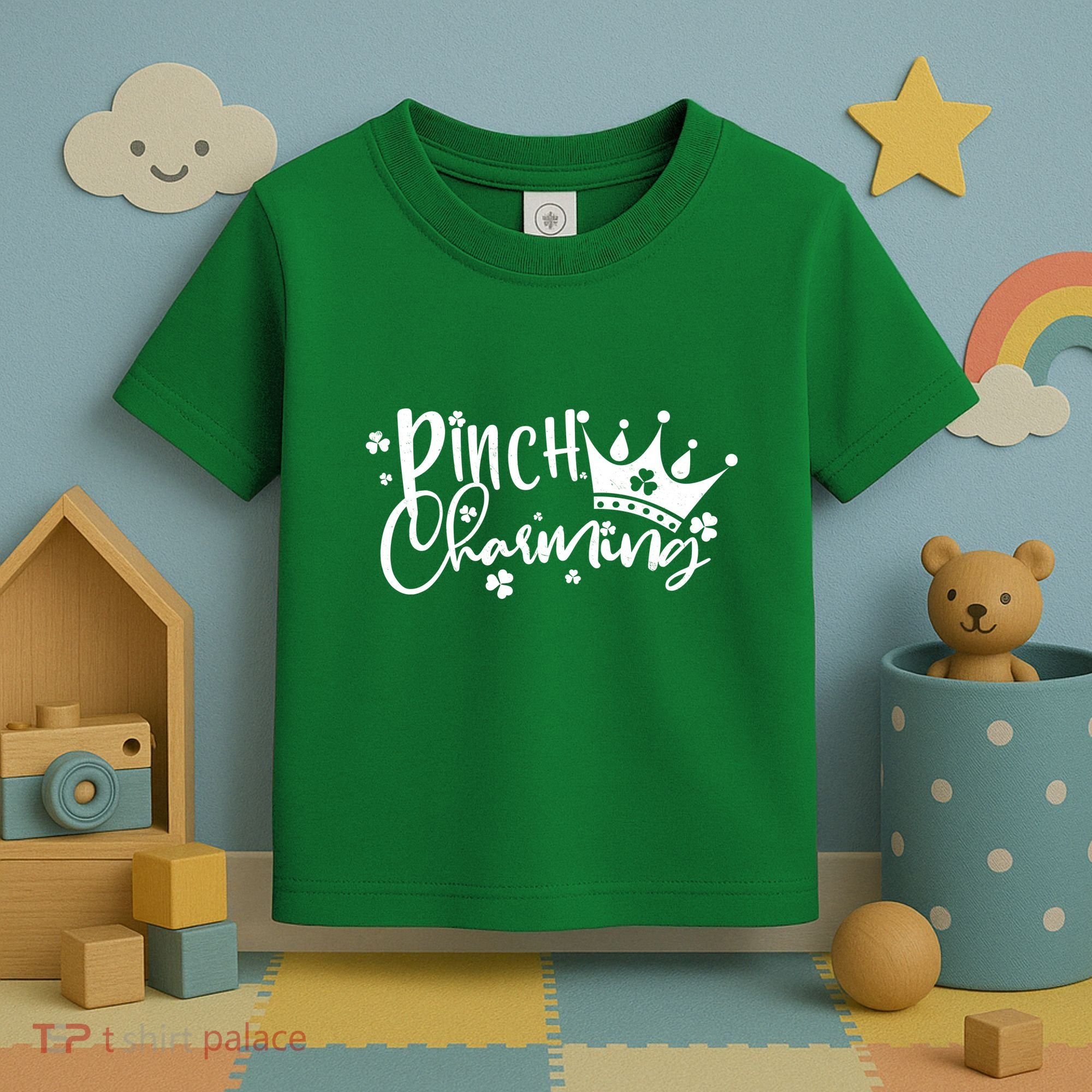 Cute St Patricks Day Pinch Charming Toddler T-Shirt