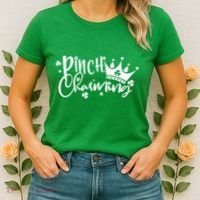 Cute St Patricks Day Pinch Charming Women's T-Shirt thumb 2