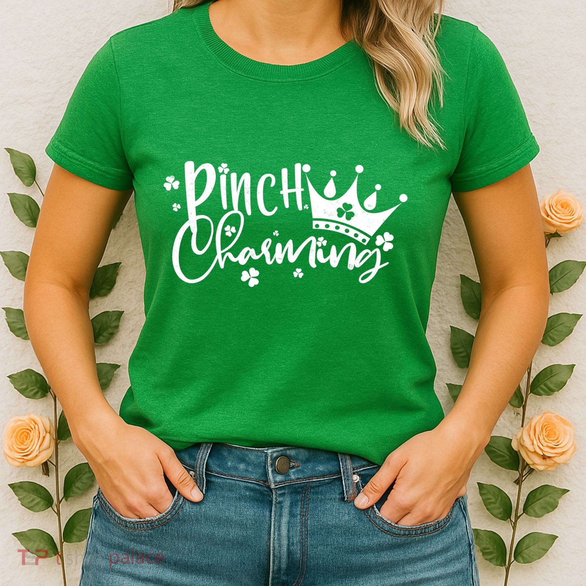 Cute St Patricks Day Pinch Charming Women's T-Shirt
