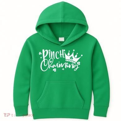 Cute St Patricks Day Pinch Charming Kids Hoodie