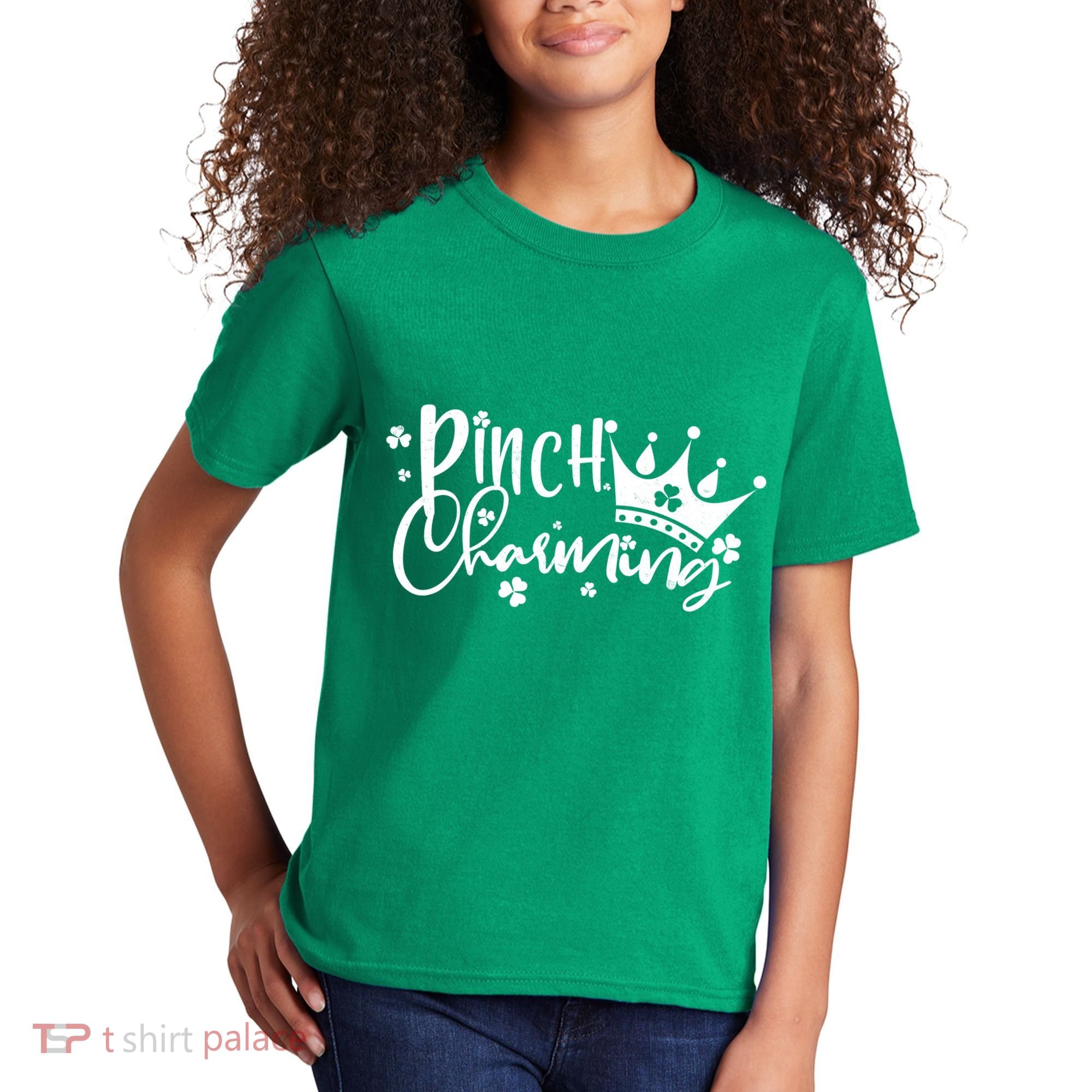 Cute St Patricks Day Pinch Charming Kids T-Shirt