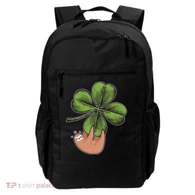Cute St Patrick's Day Shamrock Sloth Backpack