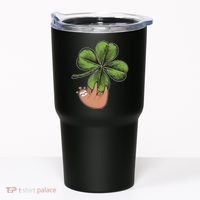 Cute St Patrick's Day Shamrock Sloth Tumbler thumb 0