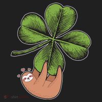 Cute St Patrick's Day Shamrock Sloth Hat thumb 2