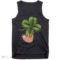 Cute St Patrick's Day Shamrock Sloth Tank Top thumb 0