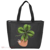 Cute St Patrick's Day Shamrock Sloth Bag thumb 0