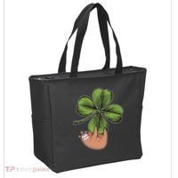 Cute St Patrick's Day Shamrock Sloth Bag thumb 2