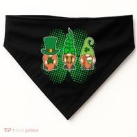 Cute St Patrick's Days Lucky Gnomes USA-Made Doggie Bandana thumb 0