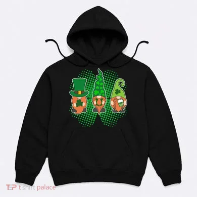 Cute St Patrick's Days Lucky Gnomes Hoodie