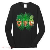 Cute St Patrick's Days Lucky Gnomes Long Sleeve Shirt thumb 0
