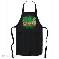 Cute St Patrick's Days Lucky Gnomes Apron thumb 0