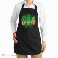 Cute St Patrick's Days Lucky Gnomes Apron thumb 2